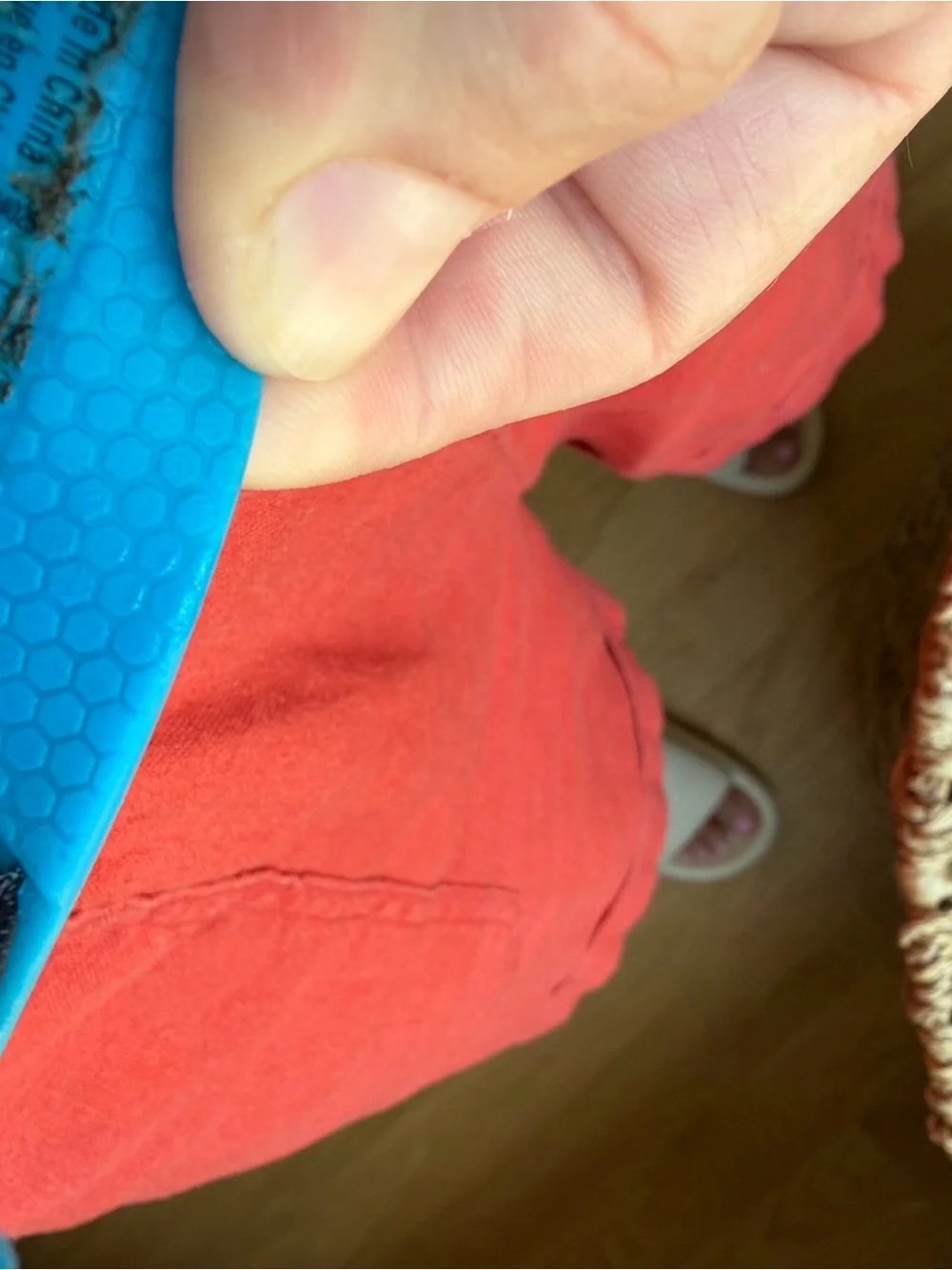 Kid’s Crocs Size 1 in Bright Blue